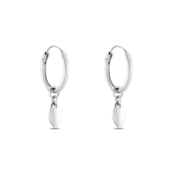 Histoire d'Or Créoles Argent Blanc Shelia* Boucles D'Oreilles|Boucles D'Oreilles Fantaisie