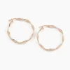 Histoire d'Or Créoles Argent Rose Alieno* Boucles D'Oreilles|Boucles D'Oreilles Fantaisie