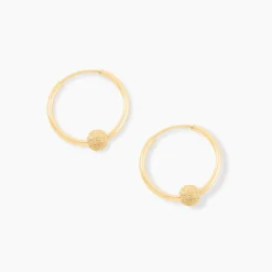 Histoire d'Or Créoles Ariel Or Jaune