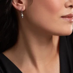 Discount Histoire d'Or Créoles Arla Argent Blanc