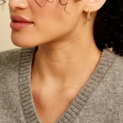 Histoire d'Or Créoles Ausra Or Jaune* Boucles D'Oreilles|Boucles D'Oreilles Créoles