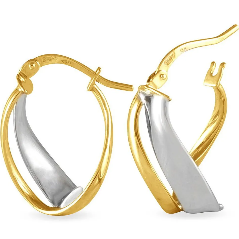 Sale Histoire d'Or Créoles Ayliz Or Bicolore