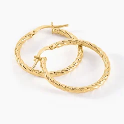 Discount Histoire d'Or Créoles Bartimee Or Jaune