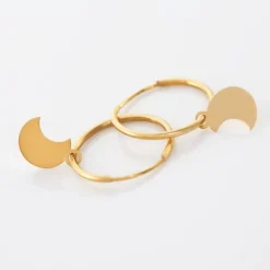 Histoire d'Or Créoles Belita Or Jaune* Boucles D'Oreilles|Boucles D'Oreilles Créoles