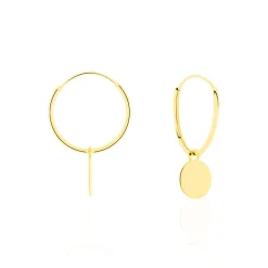 Discount Histoire d'Or Créoles Belita Or Jaune