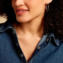 Histoire d'Or Créoles Benedikta Or Jaune