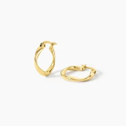 Histoire d'Or Créoles Bethanie Acier Jaune* Boucles D'Oreilles|Boucles D'Oreilles Fantaisie