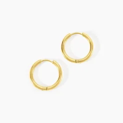 Best Histoire d'Or Créoles Bolivia Acier Jaune - 16 mm