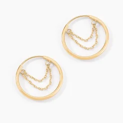 Clearance Histoire d'Or Créoles Bryson Or Jaune