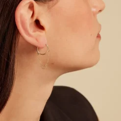 Histoire d'Or Créoles Calogero Or Jaune* Boucles D'Oreilles|Piercings D'Oreilles