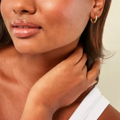 Histoire d'Or Créoles Caratacus Or Jaune* Boucles D'Oreilles|Boucles D'Oreilles Créoles