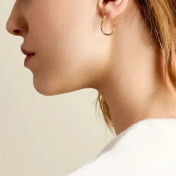 Online Histoire d'Or Créoles Carlyle Or Jaune