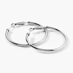 Histoire d'Or Créoles Carmeline Acier Blanc* Boucles D'Oreilles|Boucles D'Oreilles Fantaisie