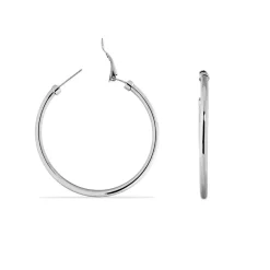 Histoire d'Or Créoles Carmeline Acier Blanc* Boucles D'Oreilles|Boucles D'Oreilles Fantaisie