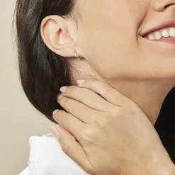 Hot Histoire d'Or Créoles Cayla Or Blanc