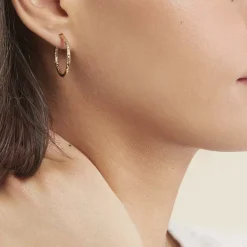 Histoire d'Or Créoles Cayla* Boucles D'Oreilles|Boucles D'Oreilles Créoles