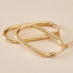 Histoire d'Or Créoles Cliona Or Jaune* Boucles D'Oreilles|Boucles D'Oreilles Créoles