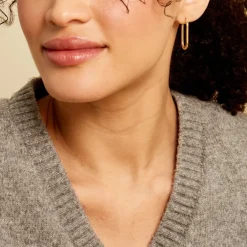 Histoire d'Or Créoles Cliona Or Jaune* Boucles D'Oreilles|Boucles D'Oreilles Créoles