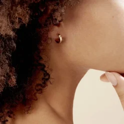 Histoire d'Or Créoles Cody Or Jaune* Boucles D'Oreilles|Boucles D'Oreilles Créoles