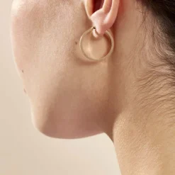 Histoire d'Or Créoles Cody Or Jaune* Boucles D'Oreilles|Boucles D'Oreilles Créoles