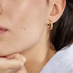 Hot Histoire d'Or Créoles Cody Or Jaune