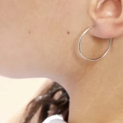 Discount Histoire d'Or Créoles Dominae or blanc