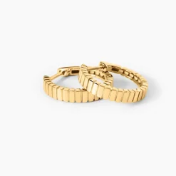 Discount Histoire d'Or Créoles Dorofei Or Jaune