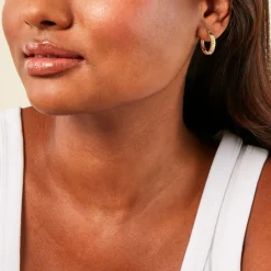 Discount Histoire d'Or Créoles Dorofei Or Jaune