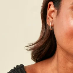 Histoire d'Or Créoles Eero Or Jaune* Boucles D'Oreilles|Boucles D'Oreilles Créoles