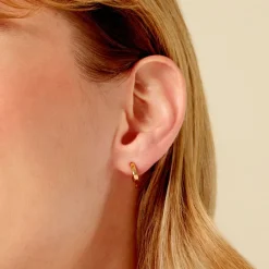 Histoire d'Or Créoles Elpidius Or Jaune* Boucles D'Oreilles|Boucles D'Oreilles Créoles