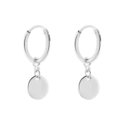Histoire d'Or Créoles Elvyn Argent Blanc* Boucles D'Oreilles|Boucles D'Oreilles Fantaisie
