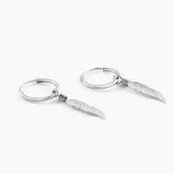 Histoire d'Or Créoles Elvyn Argent Blanc* Boucles D'Oreilles|Boucles D'Oreilles Fantaisie