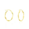 Histoire d'Or Créoles Falbala Or Jaune* Boucles D'Oreilles|Boucles D'Oreilles Créoles