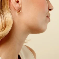 Histoire d'Or Créoles Fino Acier Jaune* Boucles D'Oreilles|Boucles D'Oreilles Fantaisie