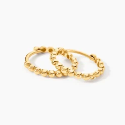 Histoire d'Or Créoles Flick Or Jaune* Boucles D'Oreilles|Boucles D'Oreilles Créoles