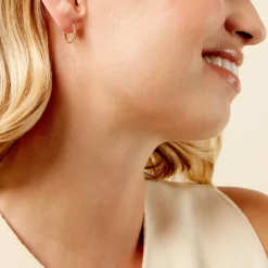 Histoire d'Or Créoles Flick Or Jaune* Boucles D'Oreilles|Boucles D'Oreilles Créoles