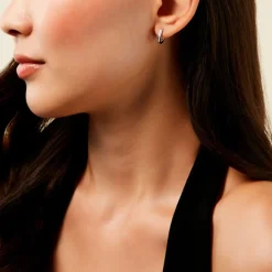 Histoire d'Or Créoles Florida Argent Blanc* Boucles D'Oreilles|Boucles D'Oreilles Fantaisie