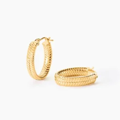 Histoire d'Or Créoles Galila Or Jaune* Boucles D'Oreilles|Boucles D'Oreilles Créoles