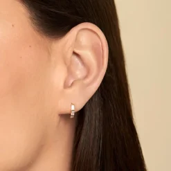 Sale Histoire d'Or Créoles Gatsby Or Jaune Oxydes De Zirconium