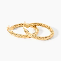 Histoire d'Or Créoles Gavrel Or Jaune* Boucles D'Oreilles|Boucles D'Oreilles Créoles