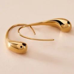 Histoire d'Or Créoles Gold Aura Acier Jaune* Boucles D'Oreilles|Boucles D'Oreilles Fantaisie