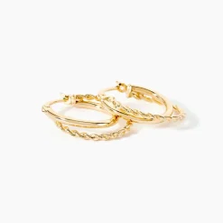 Histoire d'Or Créoles Hamish Or Jaune* Boucles D'Oreilles|Boucles D'Oreilles Créoles