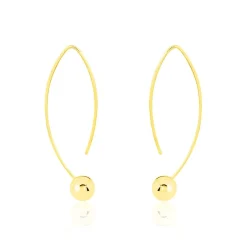 Best Histoire d'Or Créoles Helle Amande Or Jaune