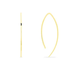 Histoire d'Or Créoles Helle Amande Or Jaune* Boucles D'Oreilles|Boucles D'Oreilles Créoles