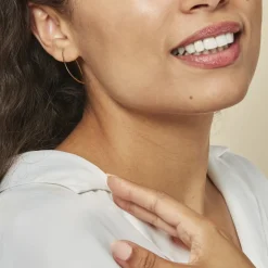 Histoire d'Or Créoles Helle Amande Or Jaune* Boucles D'Oreilles|Boucles D'Oreilles Créoles