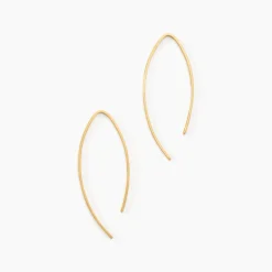 Histoire d'Or Créoles Helle Amande Or Jaune* Boucles D'Oreilles|Boucles D'Oreilles Créoles