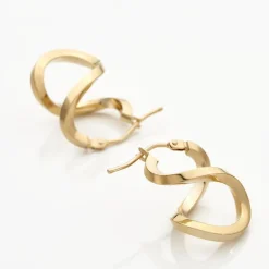 Histoire d'Or Créoles Helmine Or Jaune* Boucles D'Oreilles|Boucles D'Oreilles Créoles