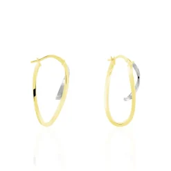 New Histoire d'Or Créoles Hepsie Or Bicolore