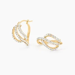 Sale Histoire d'Or Créoles Hewie Or Jaune Strass