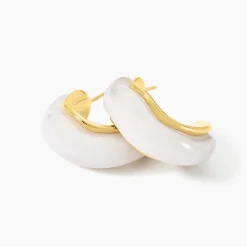 Histoire d'Or Créoles Idina Acier Jaune* Boucles D'Oreilles|Boucles D'Oreilles Fantaisie